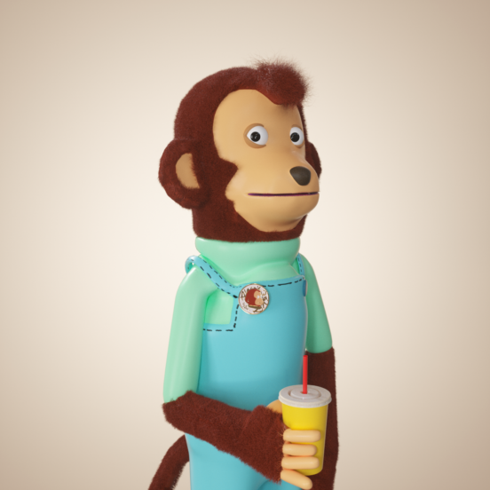 Awkward Monkey Looking Away Puppet Meme | Art Print