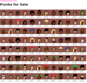 CryptoPunks NFTs for sale